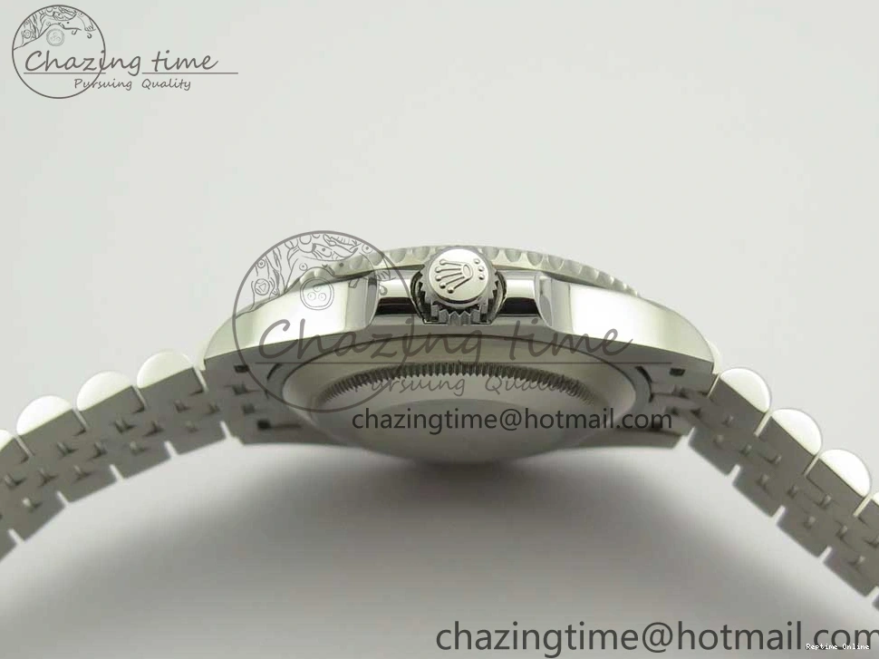 0201 UrbanChic GMT-Master II 126710 BLRO BPF Black Green Ceramic Bezel SS Black Dial on SS Jubilee Bracelet A 3347